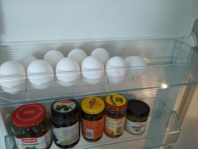 11. Производители холодильников, пора сделать ячейку под 10 яиц