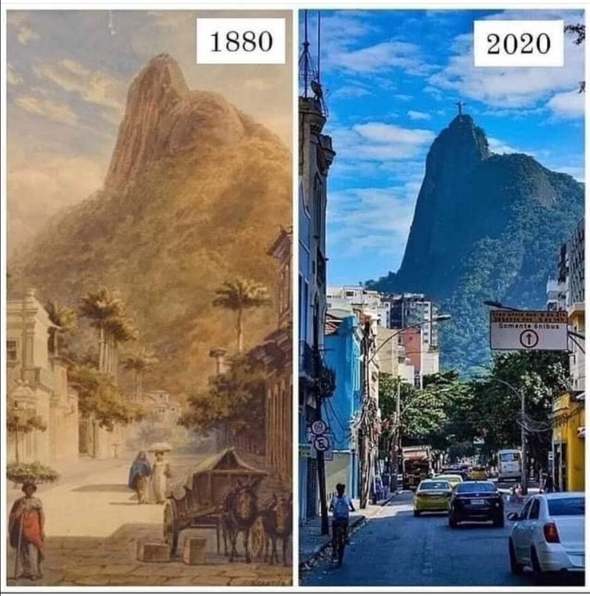 11. Рио-де-Жанейро в 1880-м и в 2020 году