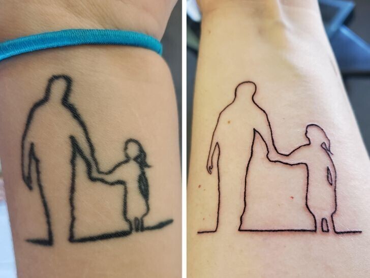 «Я отец-одиночка. Мы с дочкой решили сделать одинаковые тату»