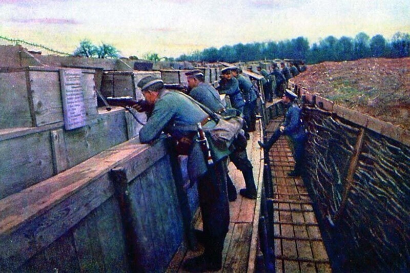 Немцы на Первой мировой: уникальные цветные фото