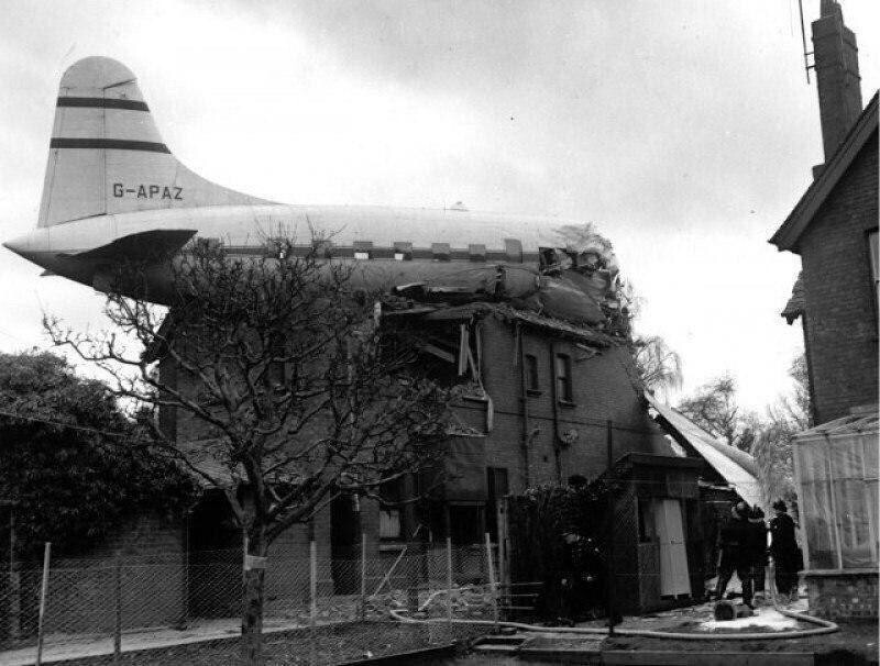 Самолёт, который врезался в дом. Великобритания, 27 марта 1963 г.