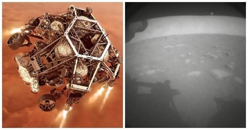 Американский ровер успешно приземлился на Марсе и прислал первые снимки