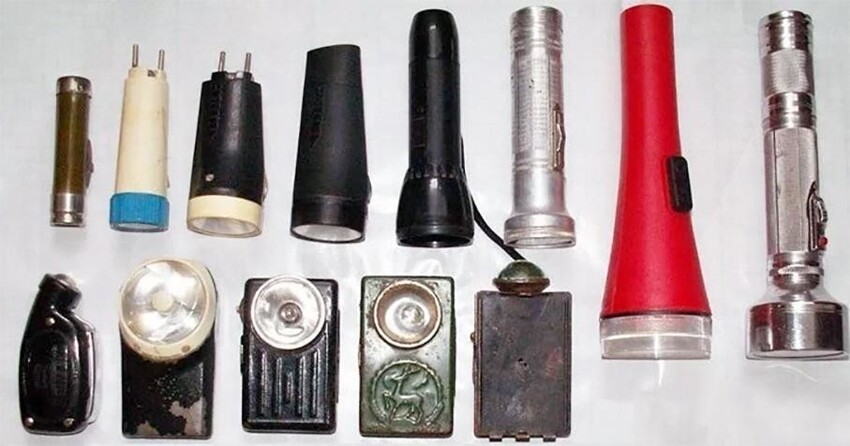 Сколько разновидностей фонариков СССР Вы помните?