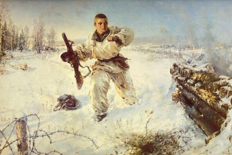 27 февраля 1943 года. В бою у деревни Чернушки погибает Александр Матросов