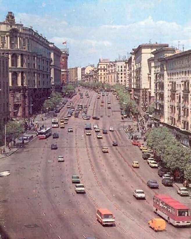 Москва. Час пик. 1980 год