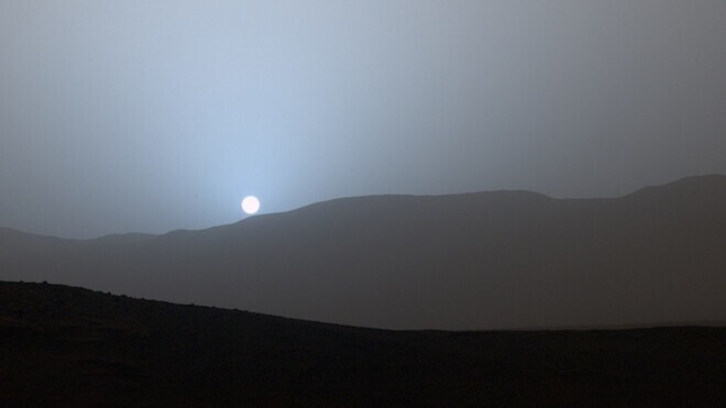 Прекрасный вид на Солнце с Марса: