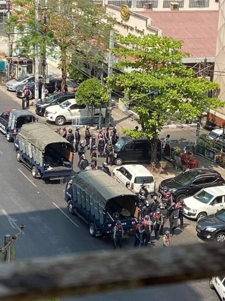 Протесты в Мьянме