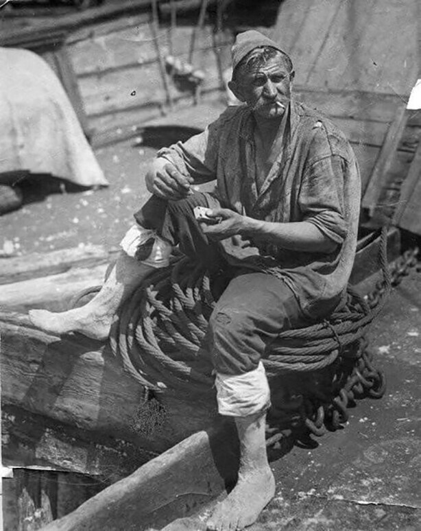  Грузчик в одесском порту, Одесса, УССР. 1928 год