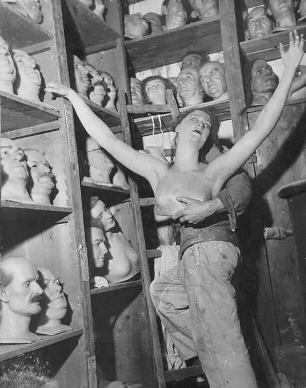 Фабрика манекенов. Франция, 1948 год