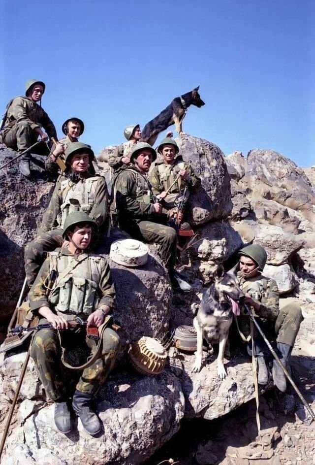 Советские саперы в Афганистане 1989 год.