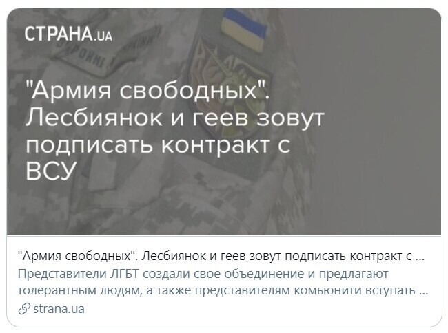 Тот случай, когда армиям ЛДНР приходится воевать с пидорасами.