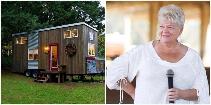 Женщина построила целый посёлок из крошечных уютных домишек