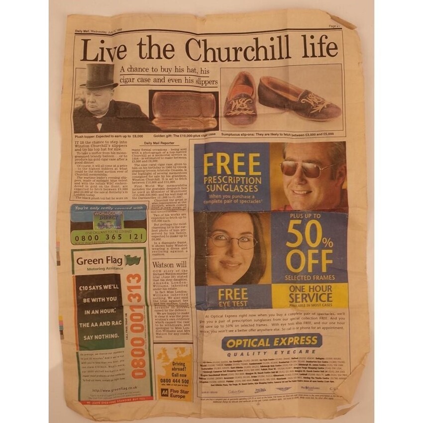Поношенные тапочки Черчилля ушли с молотка на аукционе за сногсшибательную сумму - $54 тыс.