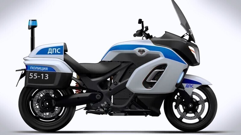 AURUS представил новейший электромотоцикл специального назначения