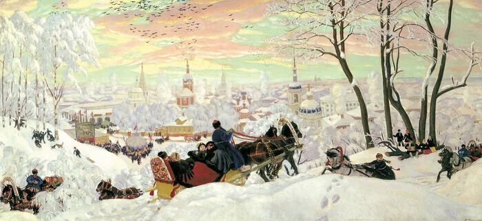 Борис Кустодиев – «Масленица», 1916