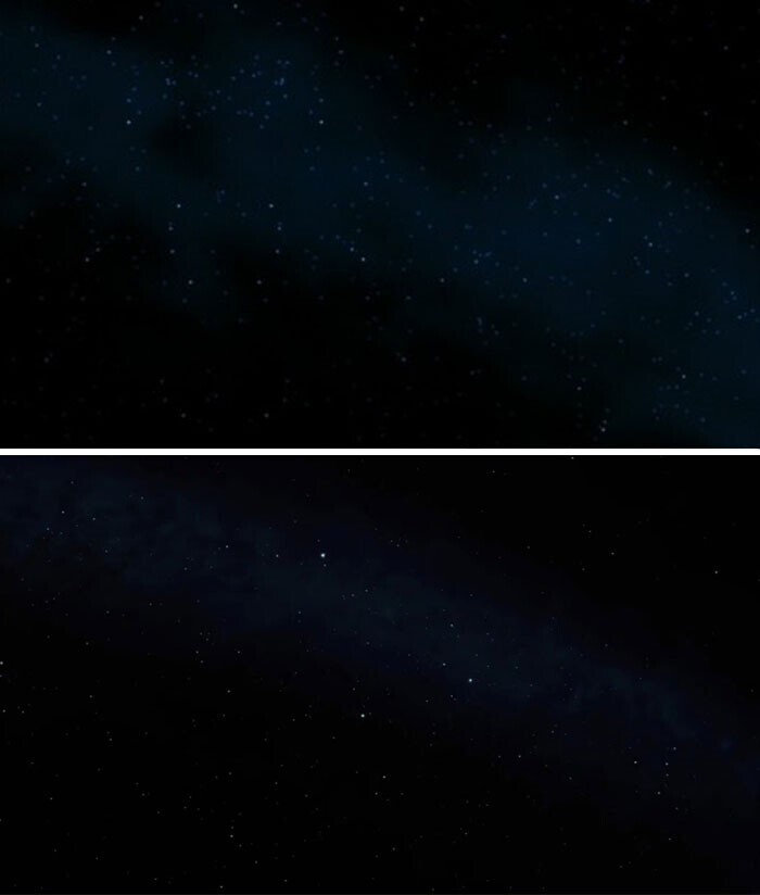 17. Ночное небо было изображено в оригинальном релизе неправильно и было изменено в переиздании 2012 года