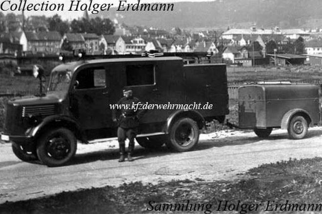 Как выглядит грузовик «Мерседес», который был на службе Люфтваффе в годы войны