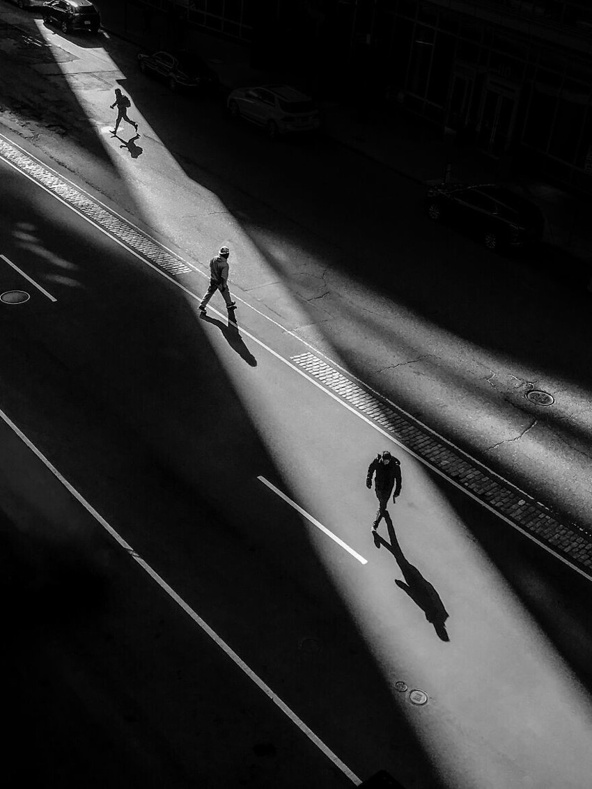 8. Первое место в категории "Уличная фотография": "Стюарт-стрит, Бостон", Джефф Ларасон