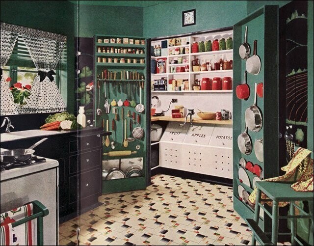 Америка 1940-х: образцовые кухни