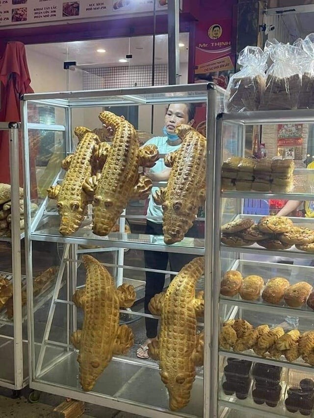 Хлеб в форме крокодила, Вьетнам