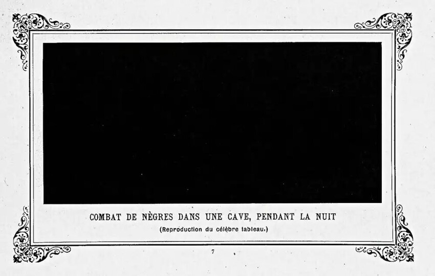 Альфонс Алле: "Битва негров в пещере глубокой ночью"
