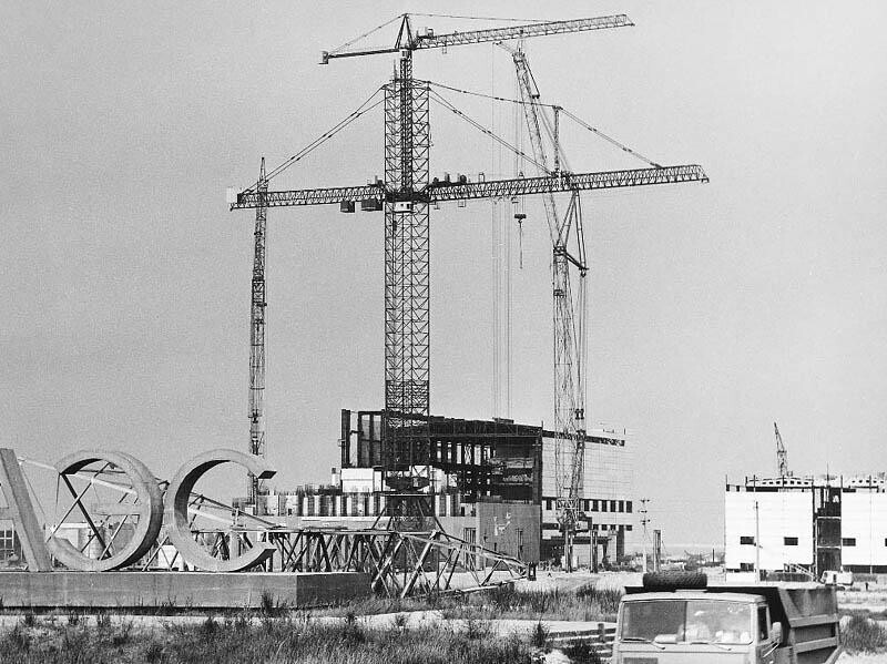 Строительство Крымской АЭС. 1975