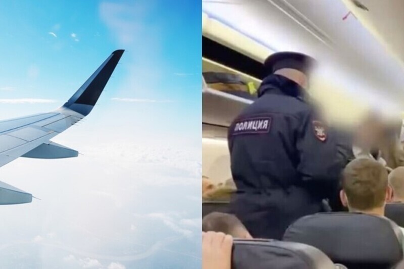 Самолет на Москву развернули в воздухе после полученной пассажирами картинки "Я с ножом"