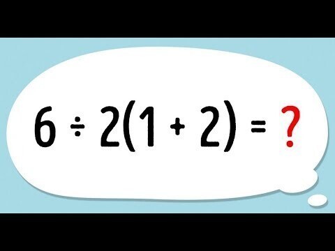 Так какой же ответ на пример 6:2*(1+2)=? 