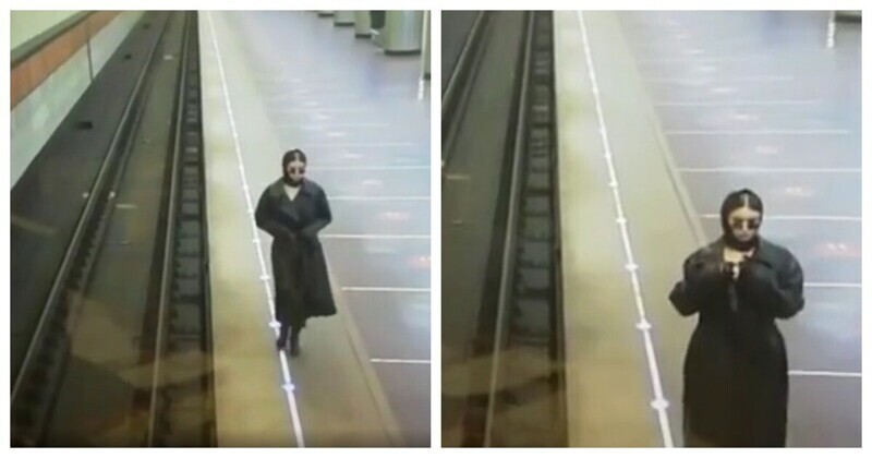 Девушка устроила жаркое дефиле в московском метро
