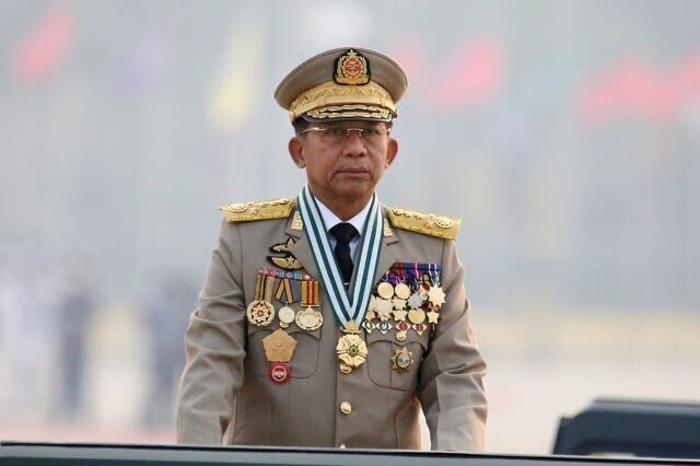 Военный парад в Мьянме