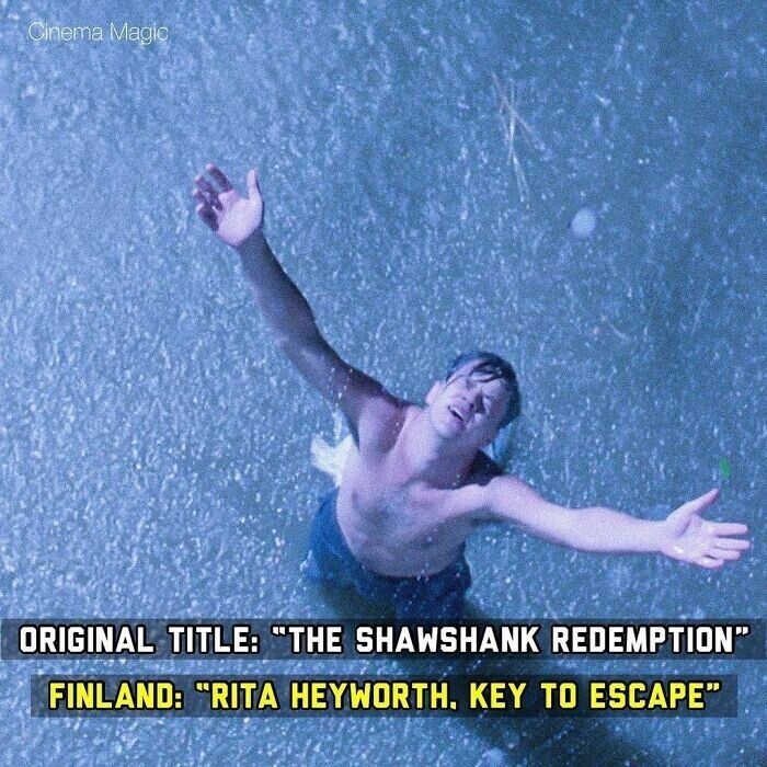 11. "Рита Хейворт - ключ к побегу" - Финляндия