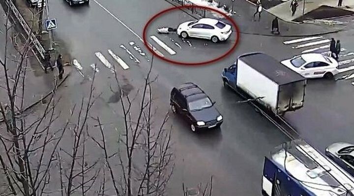 Нелепейший наезд на пешехода в Петрозаводске