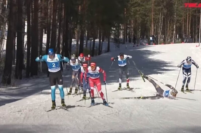 Полный финиш: на чемпионате России устроили потасовку с ногами и палками