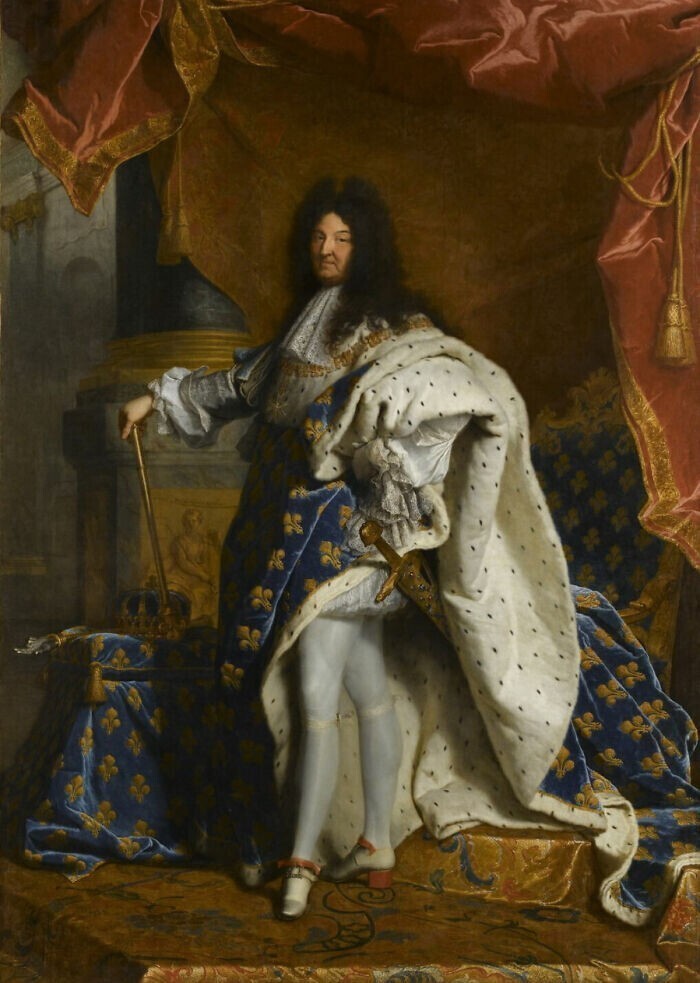 Людовик XIV, король Франции 1643-1715. Гиацинт Риго, 1701
