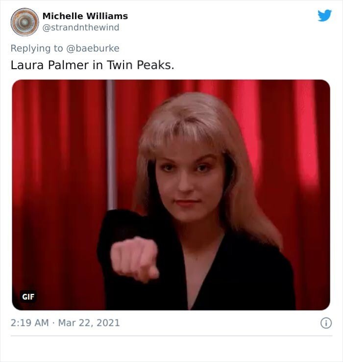 27. Лора Палмер в исполнении Шерил Ли, «Твин Пикс» (1990)