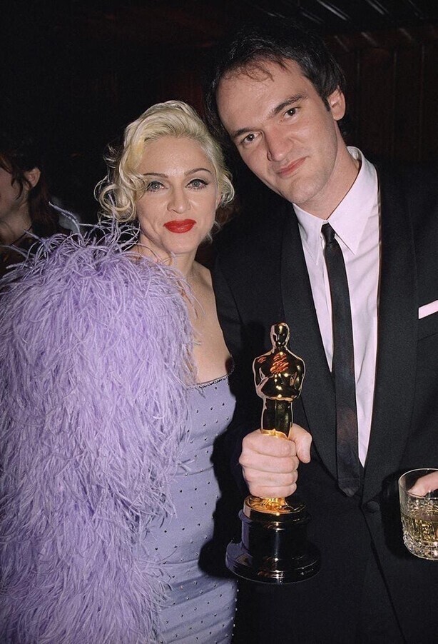 Мадонна и Квентин Тарантино на 67-й церемонии вручения премии Оскар, 1995 год