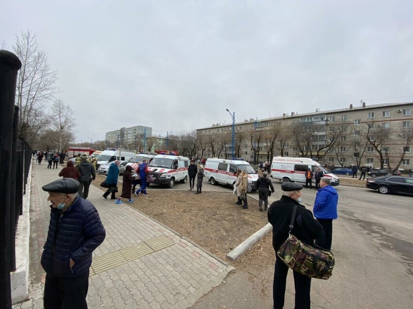 Хирурги проводили операцию во время пожара в Благовещенском кардиоцентре 