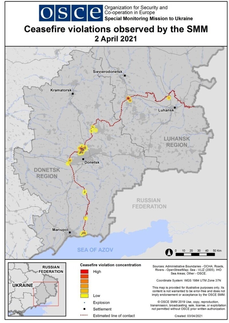 Коротко по Донбассу за 3 марта
