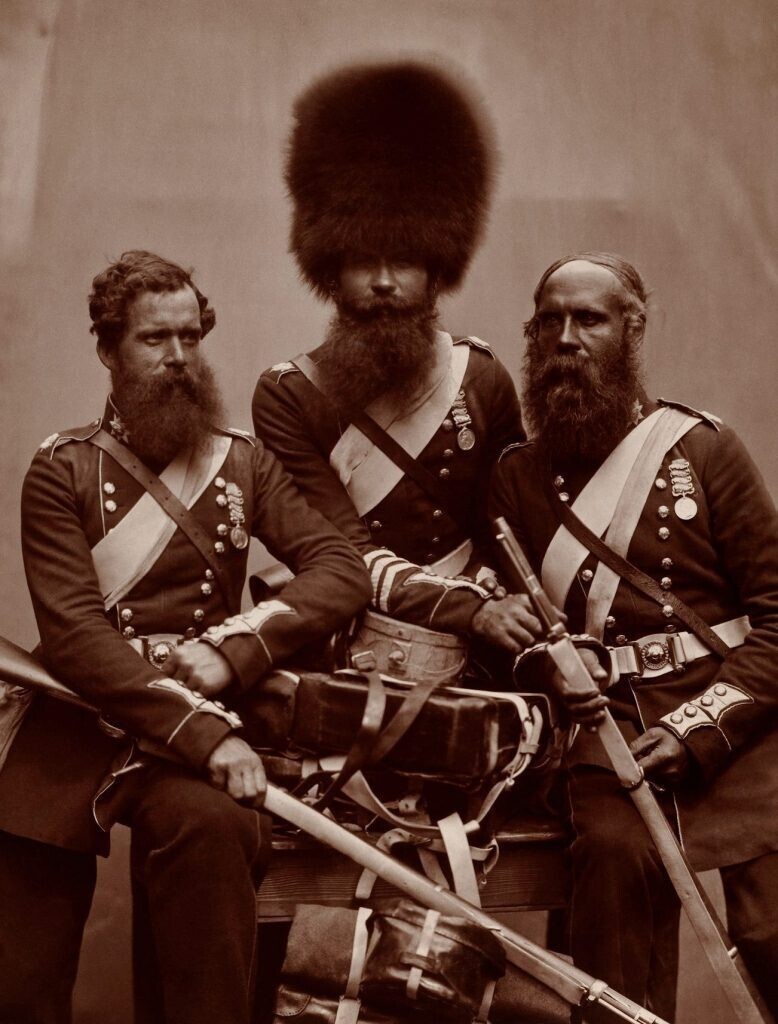 Британские ветераны Крымской войны, 1856 г.