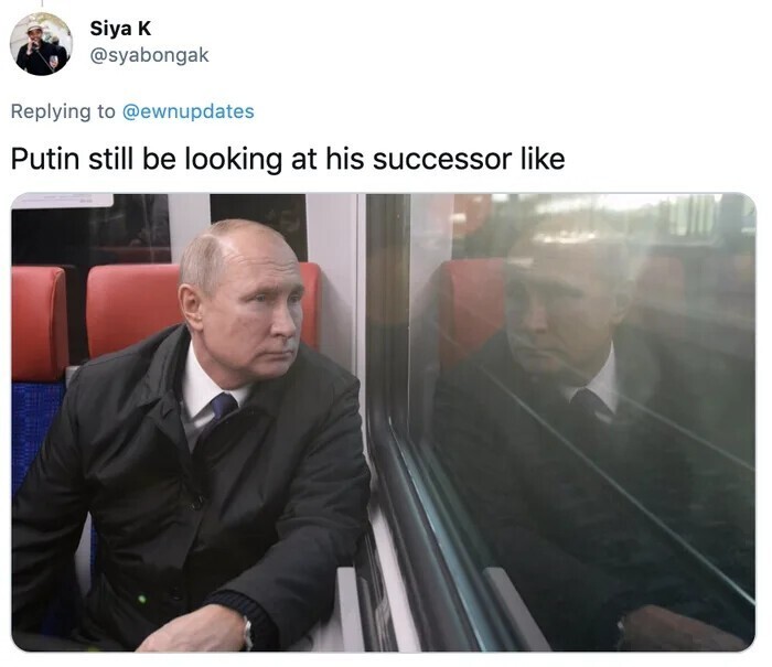 "Путин по-прежнему будет смотреть на своего потенциального преемника примерно так"