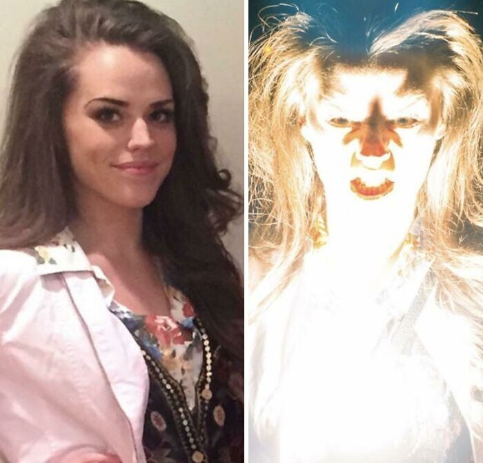 Страшная сила: девушки сравнили свои нормальные фото с "уродливыми"