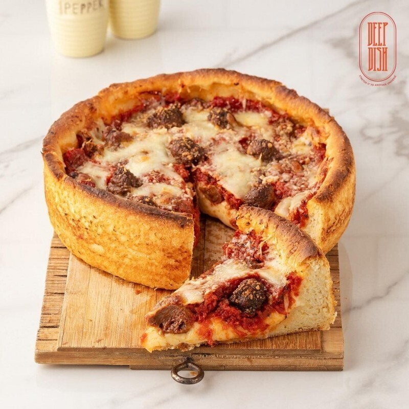 Chicago deep dish