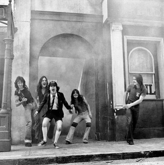 AC/DC, Лондон, 1976 год.