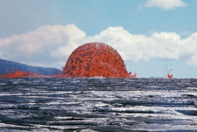 Огромный лавовый купол на Гавайях