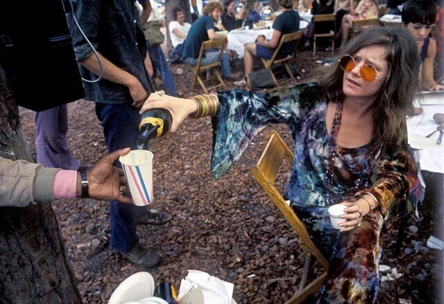 14. Дженис Джоплин на фестивале Вудсток, 1969 год