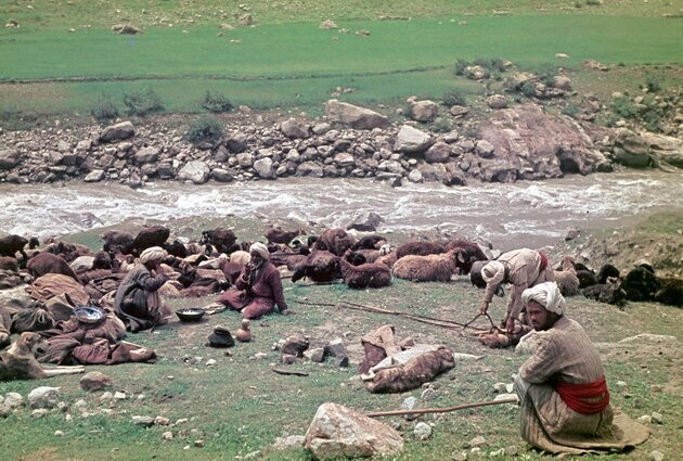 Пастухи на привале. Бадахшан, 1967 год
