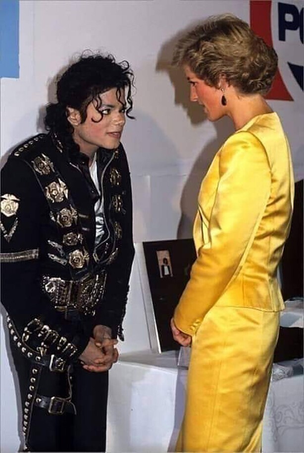 Знакомство Леди Ди и Майкла Джексона 1988 год