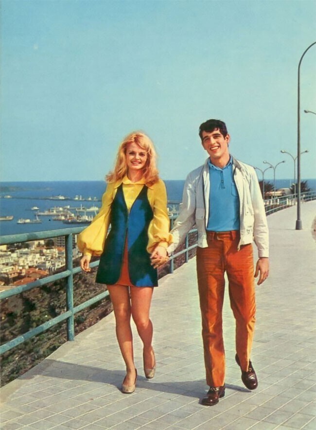 Романтические фотографии пар 60-х годов
