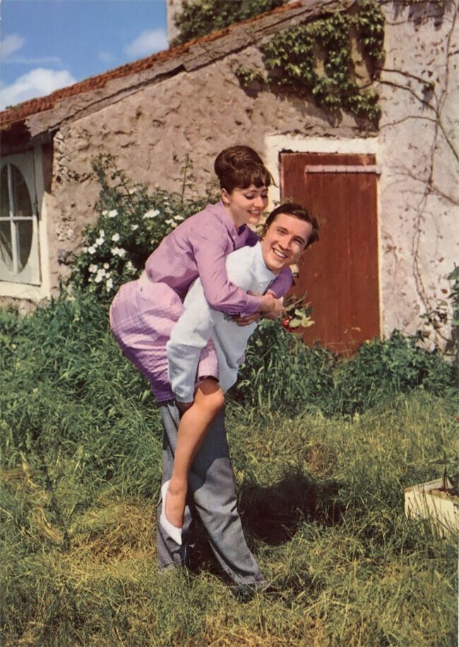 Романтические фотографии пар 60-х годов