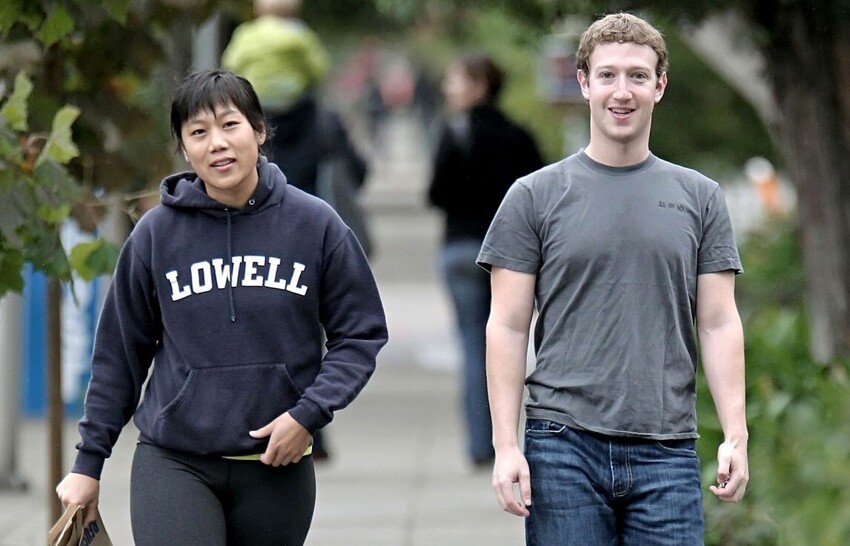 2-ой богатейший человек на планете Марк Цукерберг (сс фейсбук) взял в жёны Присциллу Чан